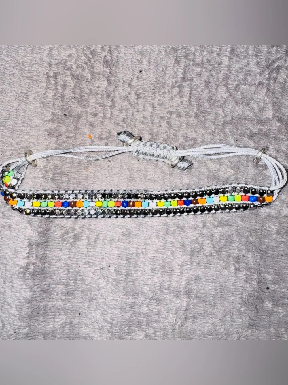 Multicolor Beaded Wrap Bracelet